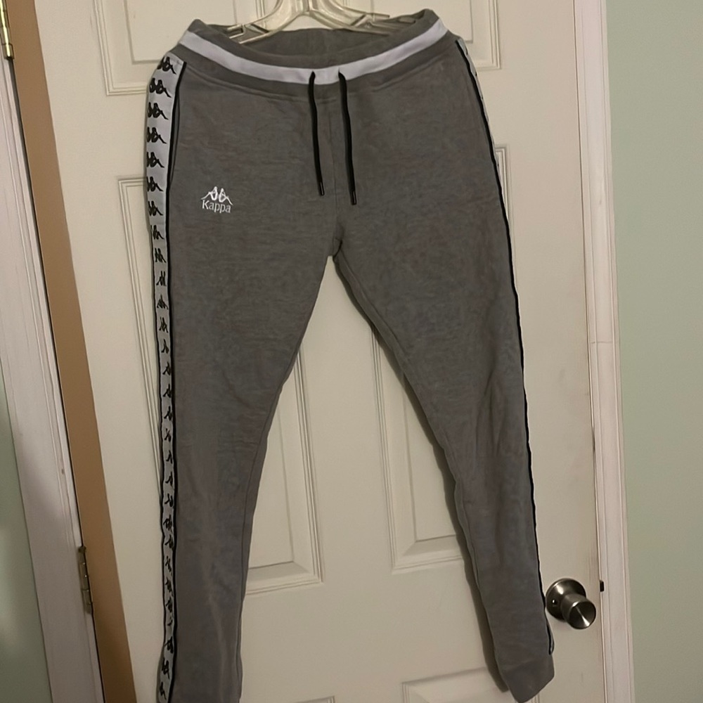 Grey kappa sweatpants